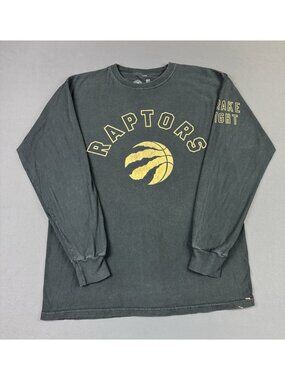 Rare Vintage Y2K NBA Toronto Raptors Drake Night OVO Sun Fade Longsleeve Shirt